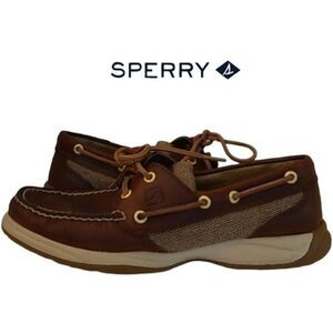 Sperry Size 6M Size 6 Medium Top Sliders Boat Slip On Shoes Leather